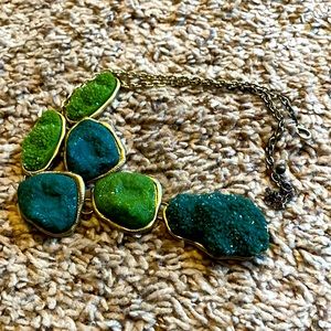 Green shell necklace